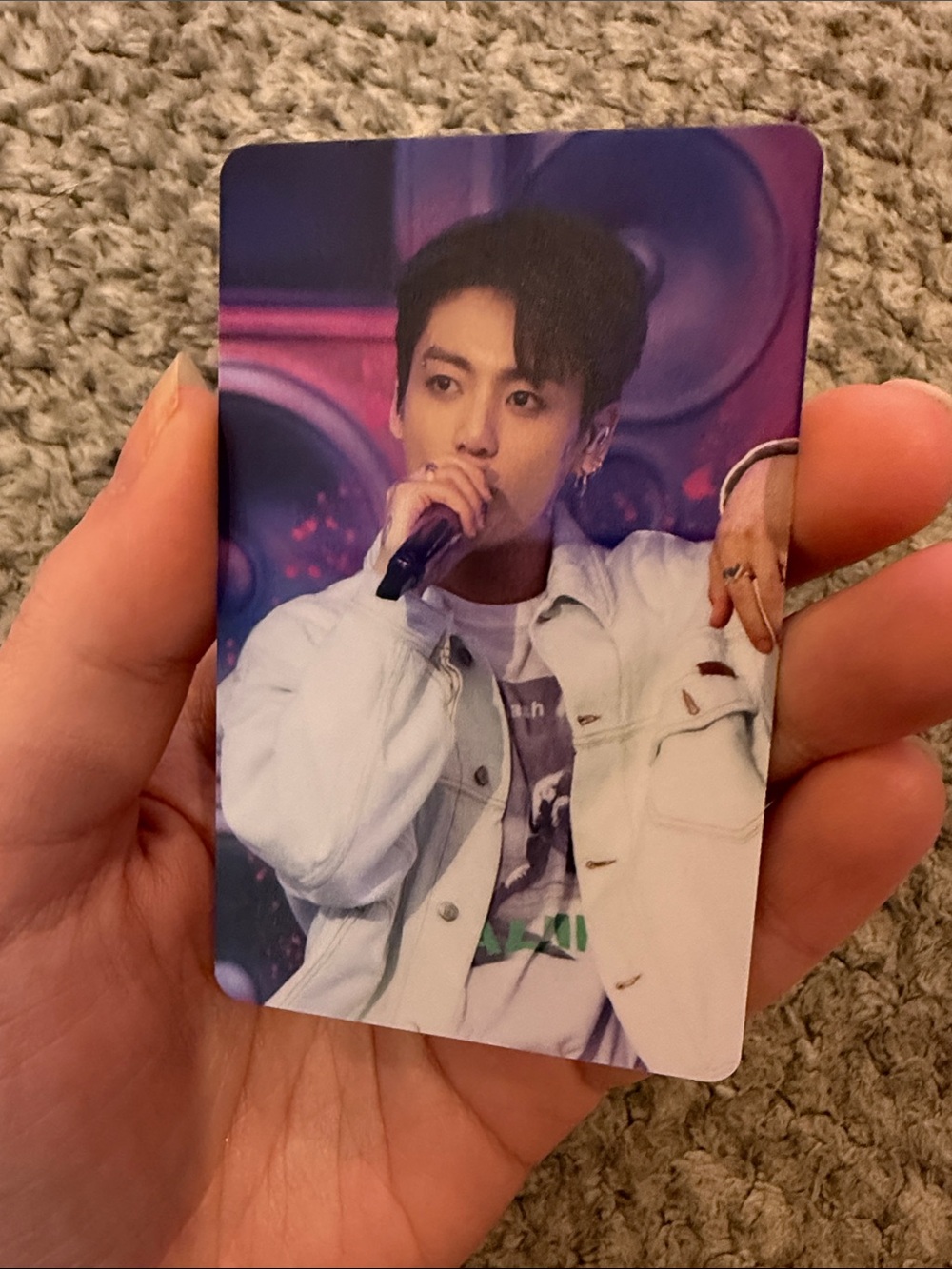 BTS JungKook Movie Weeks Photocard